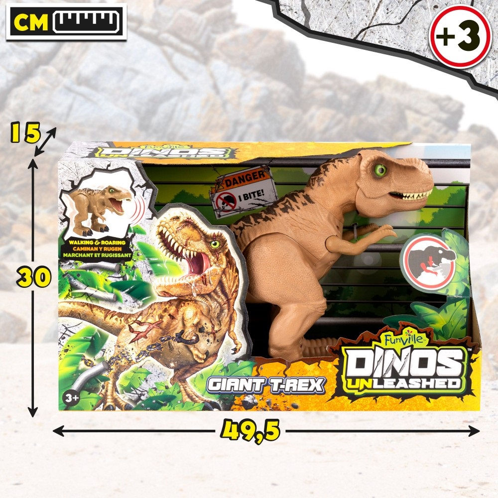 DINO T-REX LUZ Y SONIDO