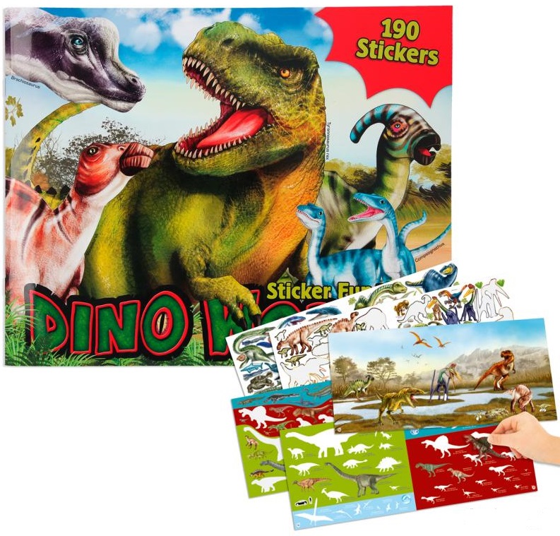 DINO WORLD STICKER FUN