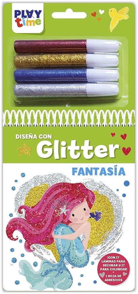 DISEÑA C/GLITTER FANTASIA