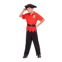 DISFRAZ PIRATA ROJO T.3-4