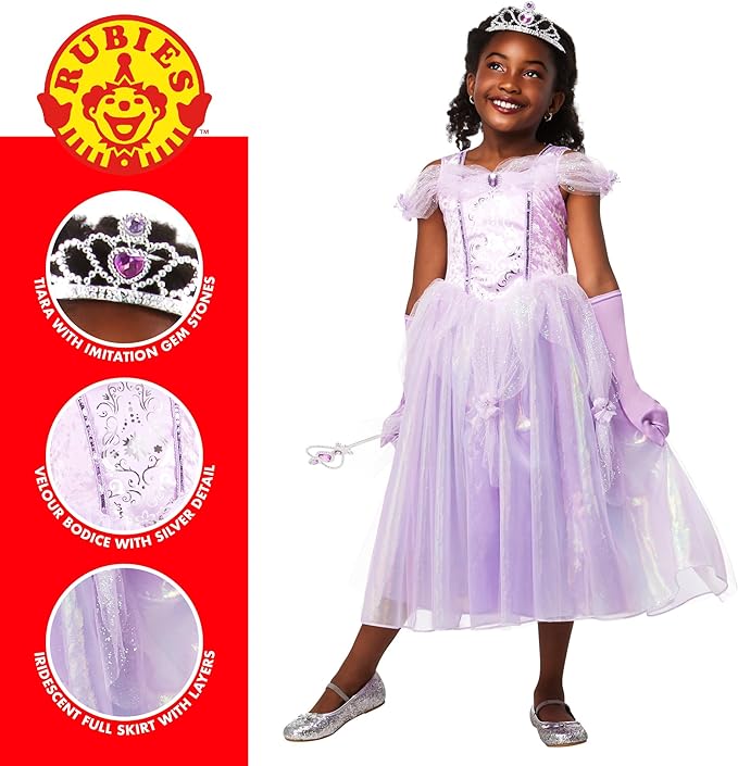 DISFRAZ PRINCESA PURPURA T.7-8