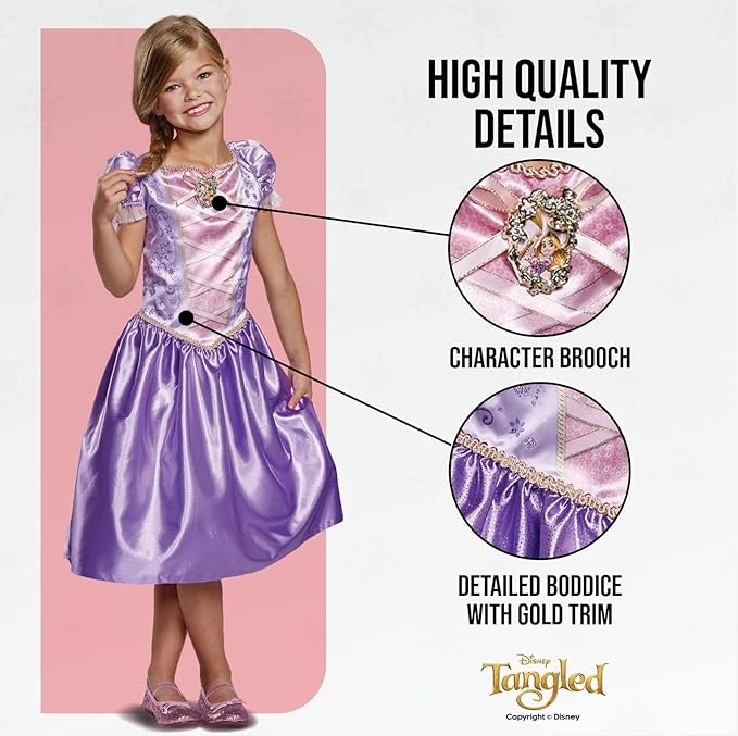 DISFRAZ PRINCESA RAPUNZEL T.5/6