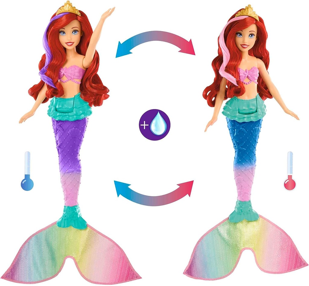 DISNEY PR.ARIEL CAMBIA COL.Y N
