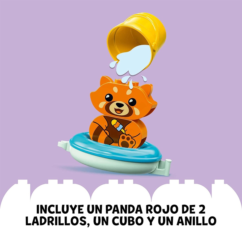 DIVERSION BAÑO PANDA ROJO FL.