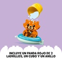 DIVERSION BAÑO PANDA ROJO FL.