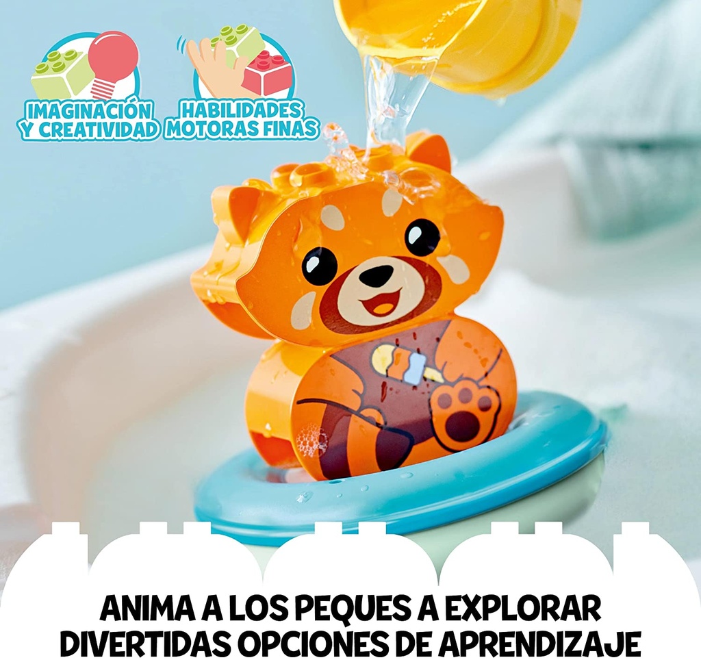 DIVERSION BAÑO PANDA ROJO FL.