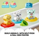 DIVERSION BAÑO:TREN ANIMALES FL.