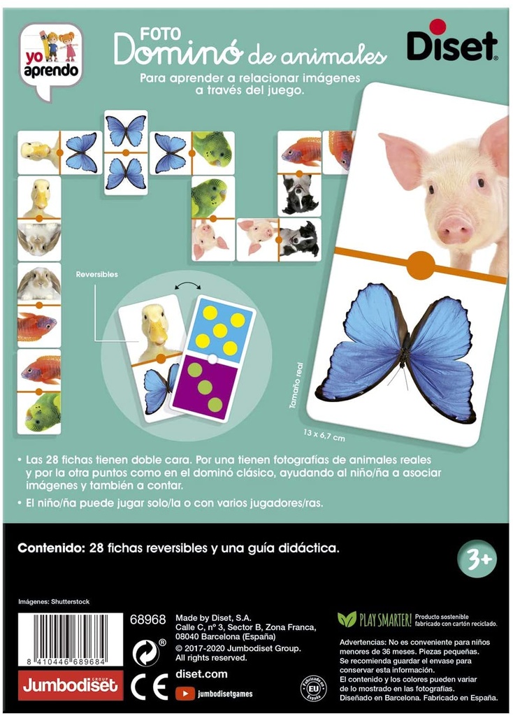DOMINO PHOTO ANIMALS