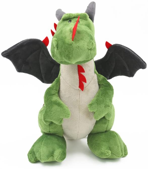 DRAGON VERDE SENTADO 45 CM.