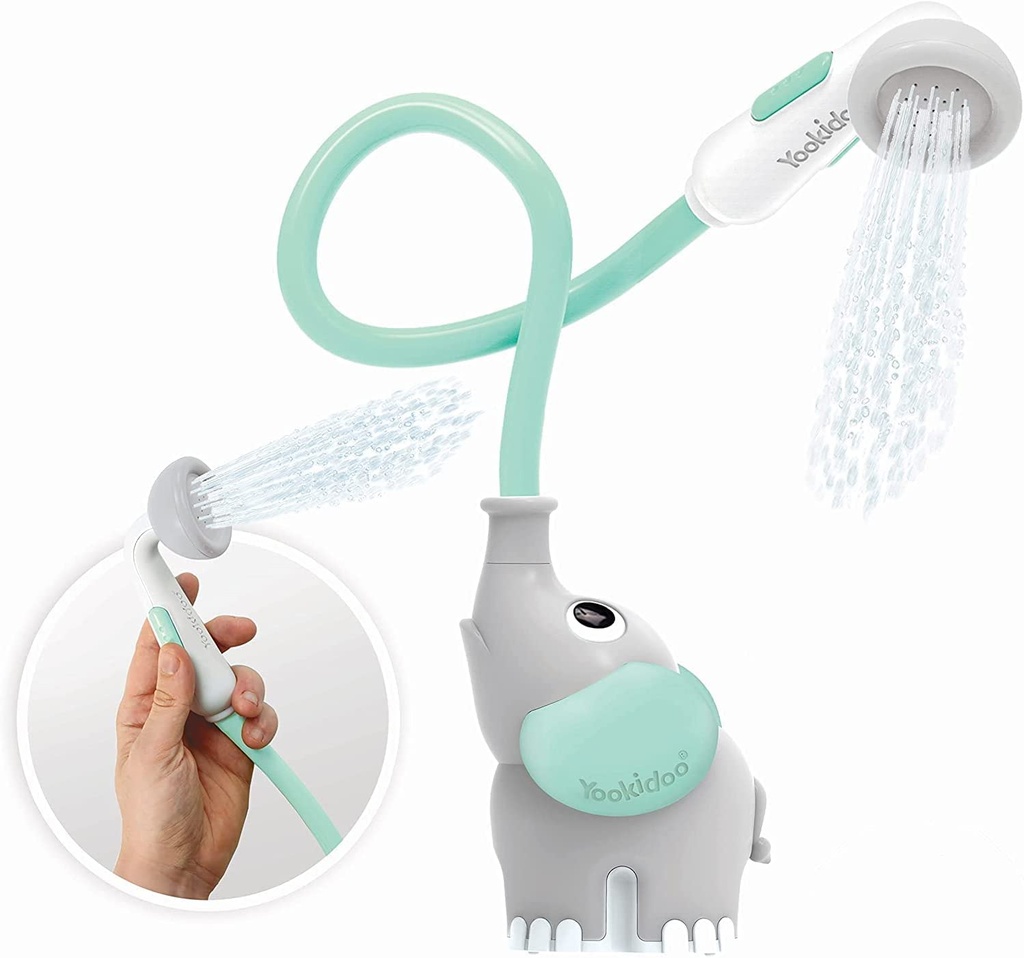 DUCHA BAÑERA ELEFANTE TURQ.