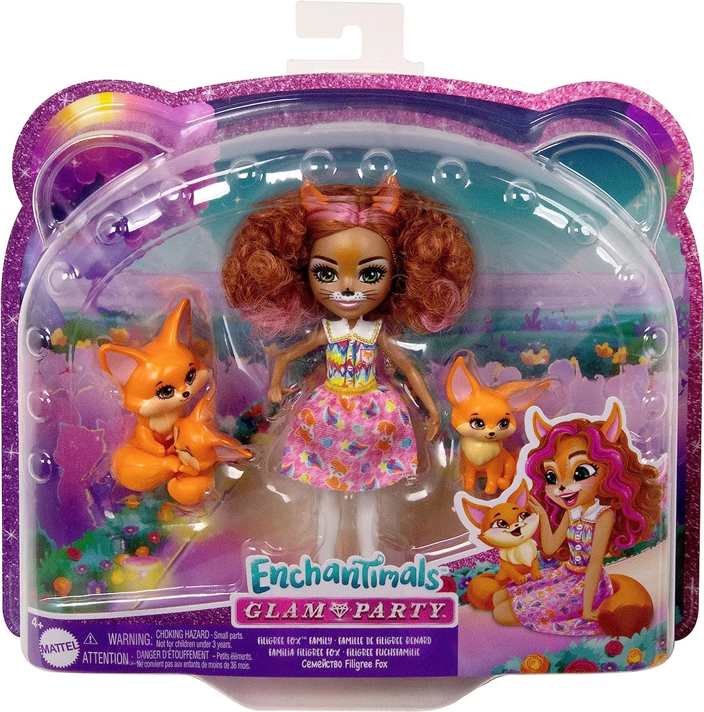ENCHANTIMALS FAM.ZORROS DES.