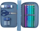 ESTUCHE DOBLE AZUL DINO WORLD