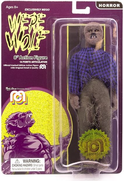 FIGURA HOMBRE LOBO FLOCADA