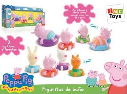 FIGURITAS BAÑO PEPPA PIG