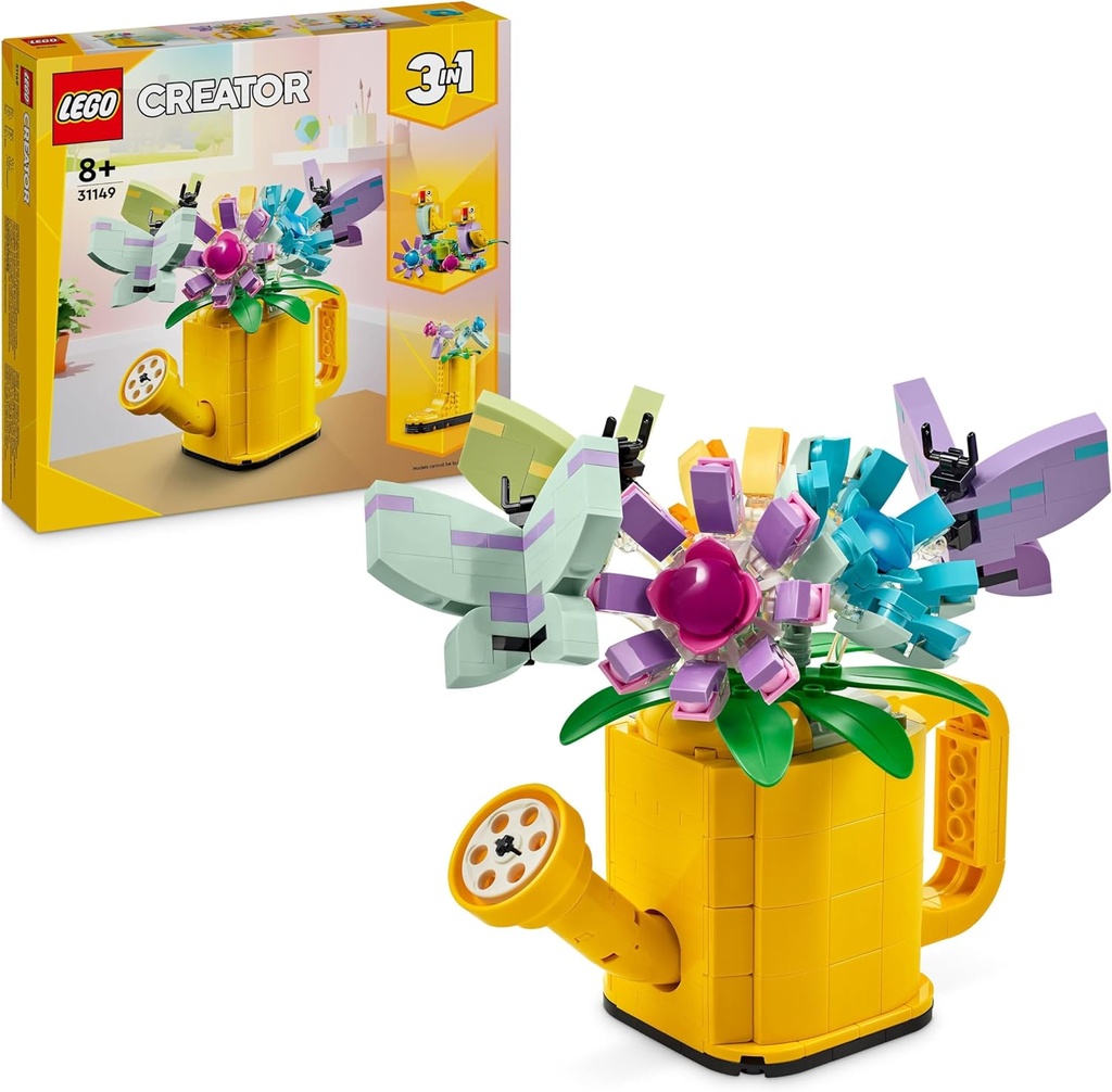 FLORES EN REGADERA