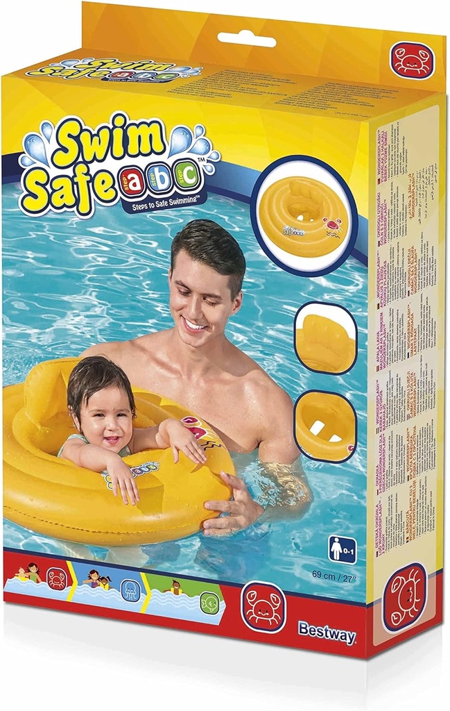 FLOTADOR BEBE 3 ANILLOS 69 CM.