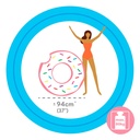 FLOTADOR DONUT ROSA