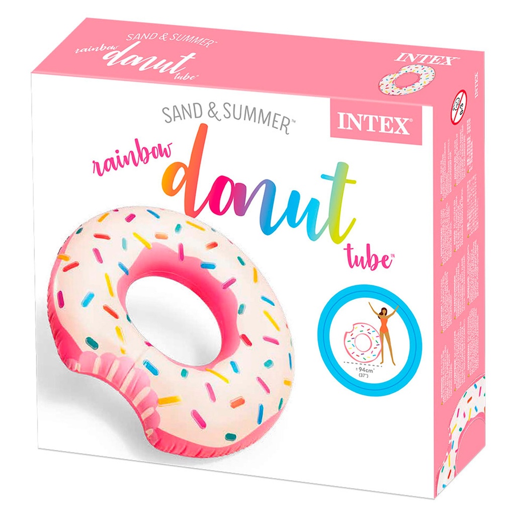 FLOTADOR DONUT ROSA