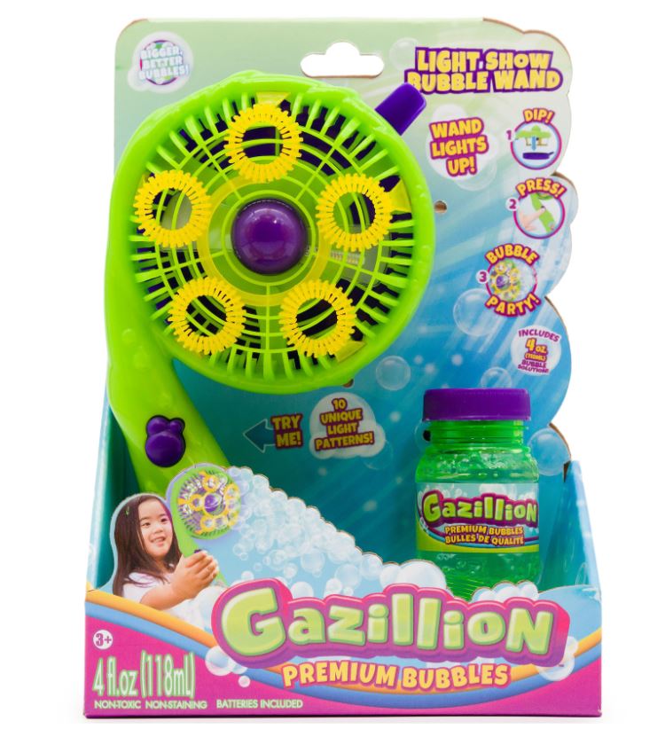 GAZILLION LANZA POMPAS C/LUZ
