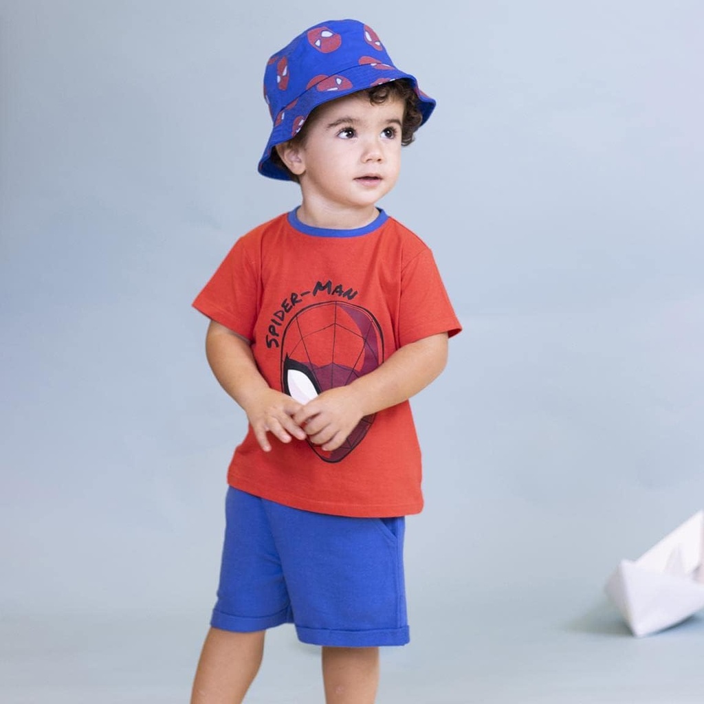 GORRO PESCADOR SPIDERMAN AZUL