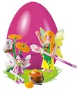 HADA C/VARITA MAGICA Y FLOR