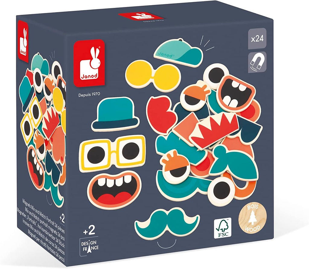 IMANES MIX & MATCH DE CARAS