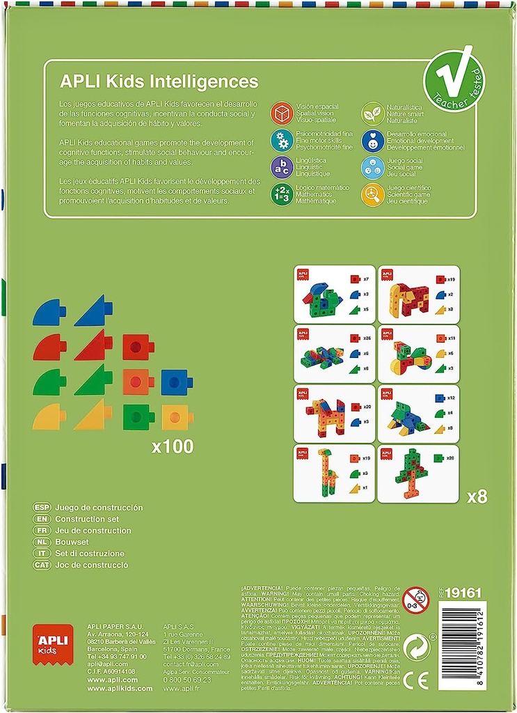 INTERLOKING CUBES 100 P.