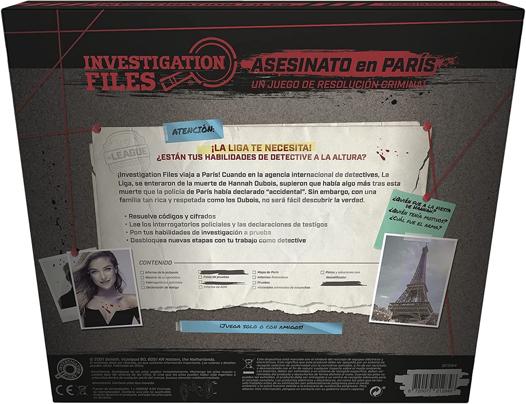 INVESTIGATION:ASESINATO PARIS