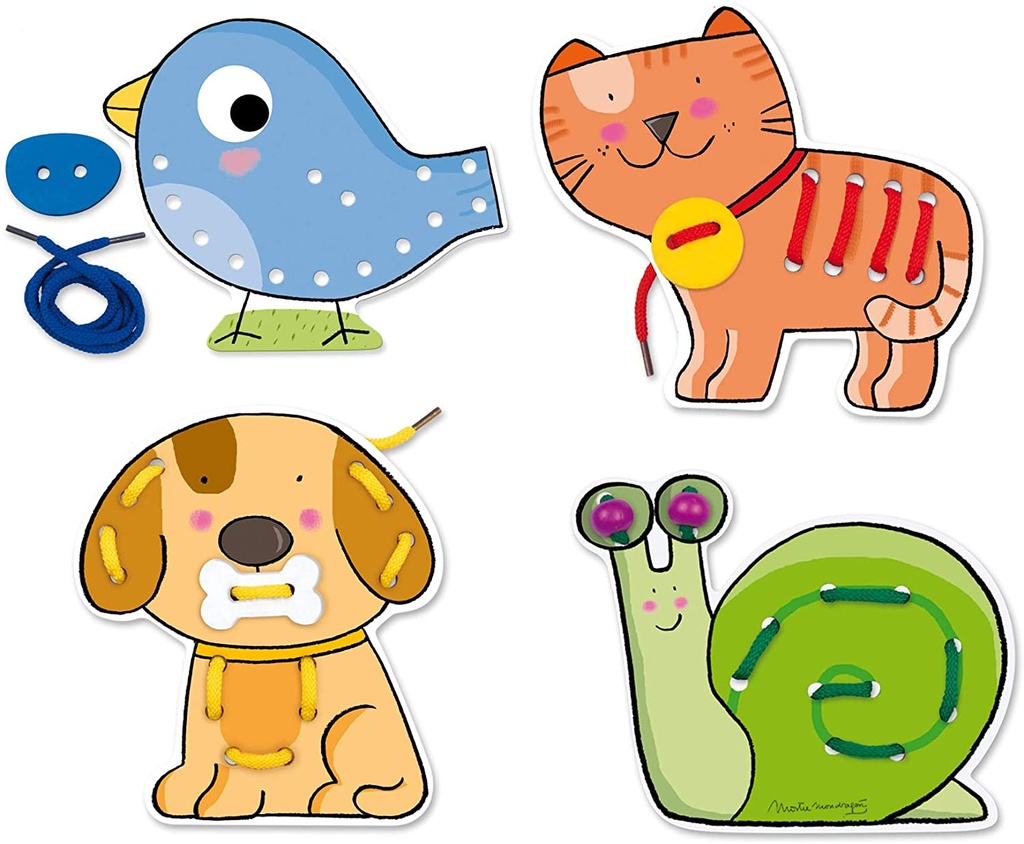JUEGO ENLAZAR ANIMALES