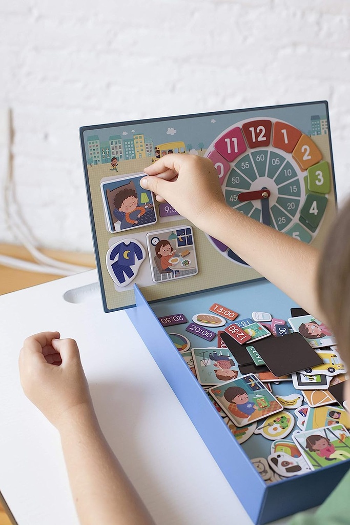 JUEGO MAGNETICO LAS HORAS 96 P.