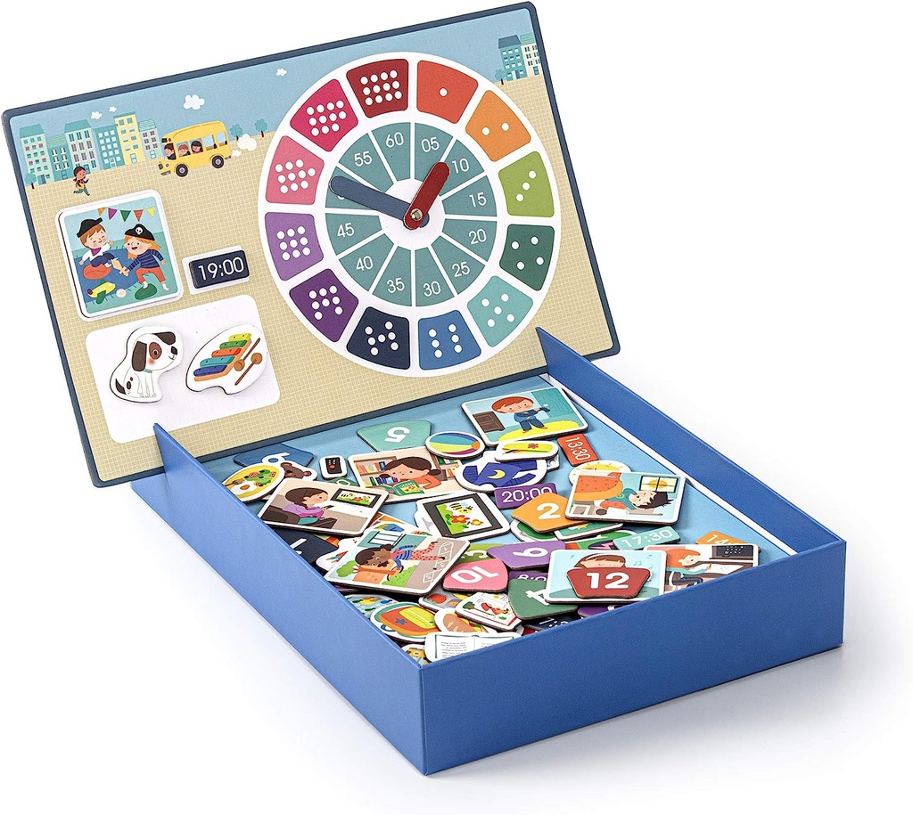 JUEGO MAGNETICO LAS HORAS 96 P.