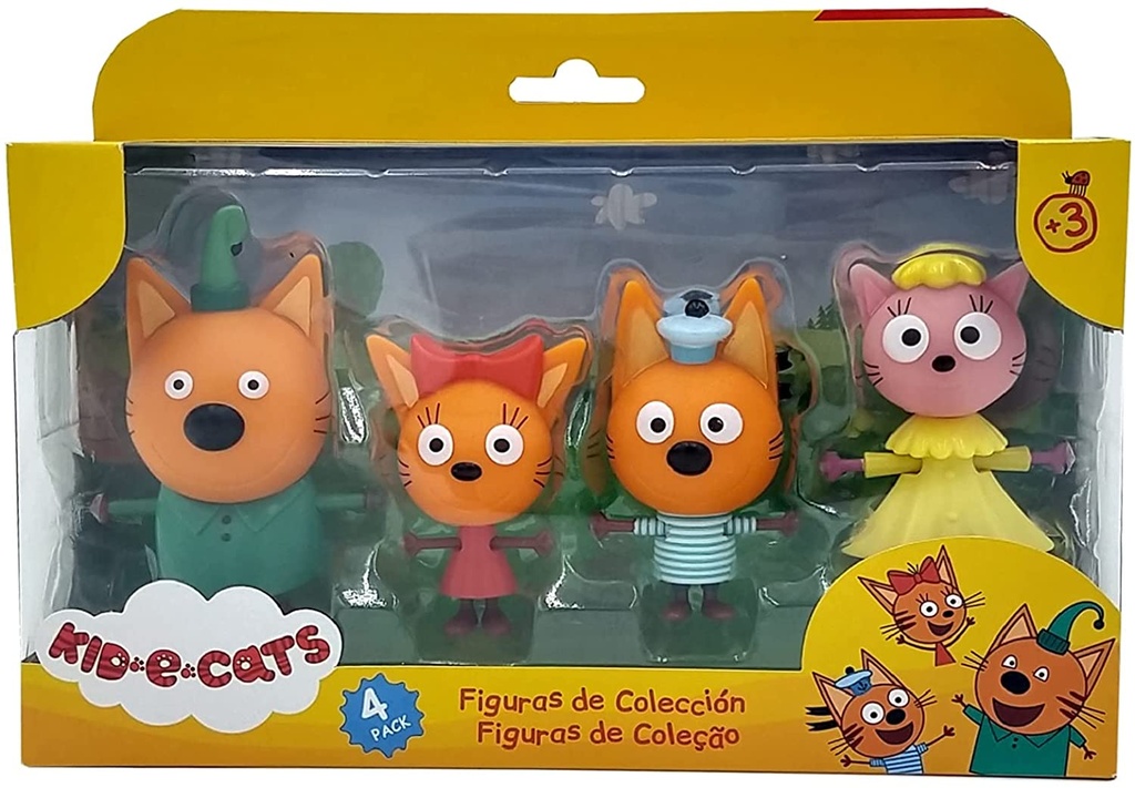 KID-A-CATS PACK 4 FIG. 8 CM.