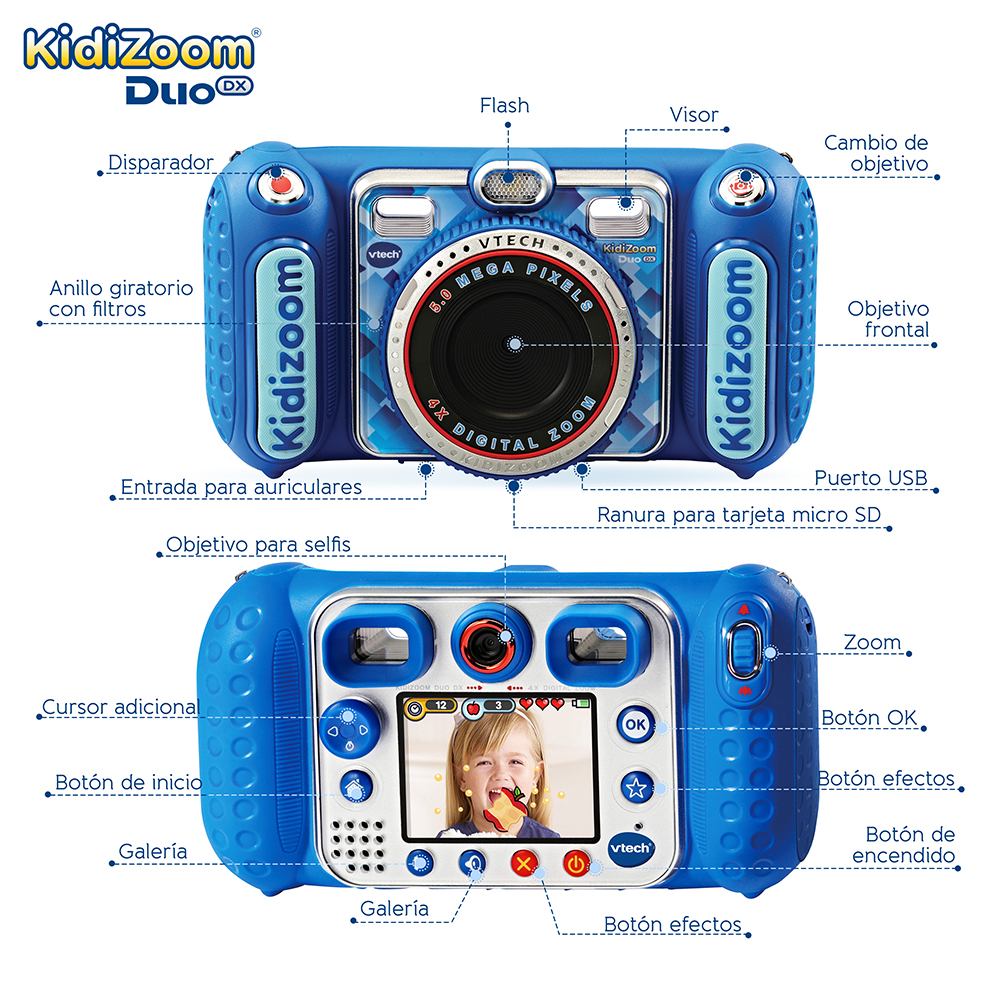 KIDIZOOM DUO DX 10 EN 1 AZUL