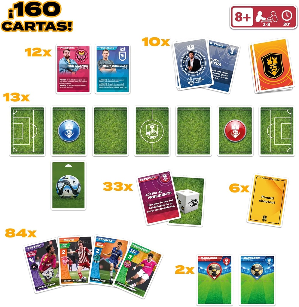 KINGS LEAGUE JUEGO DE CARTAS