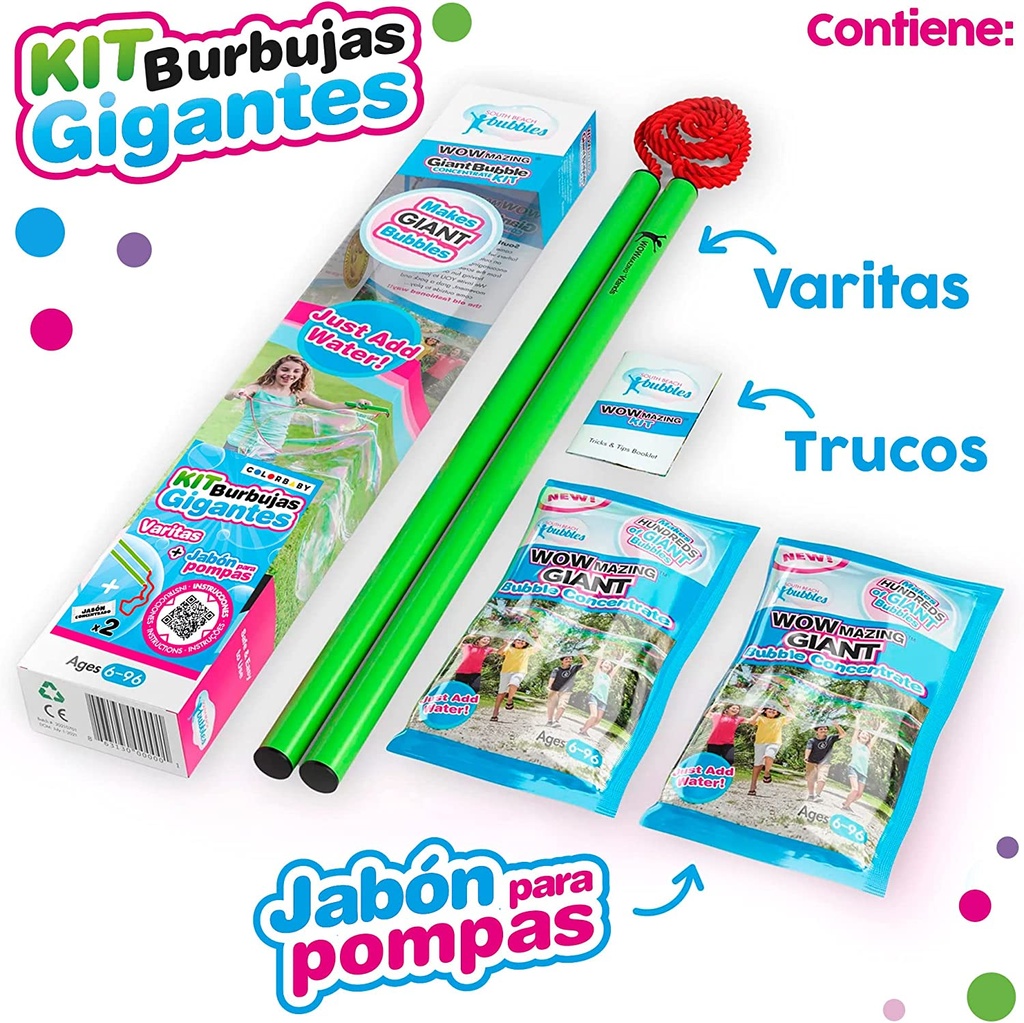 KIT BURBUJAS GIGANTES