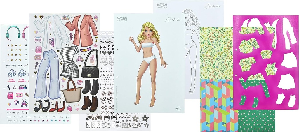 KIT DELUXE FASHION BOOK WOW G.