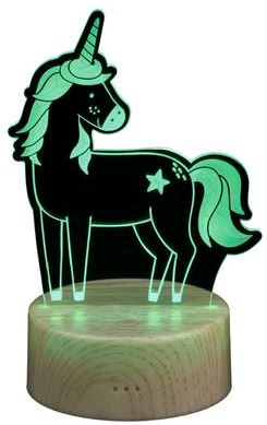 LAMPARA UNICORNIO NAVIDAD