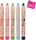 LAPICES COLORES C/SACAPUNTAS PRINCESS MIMI