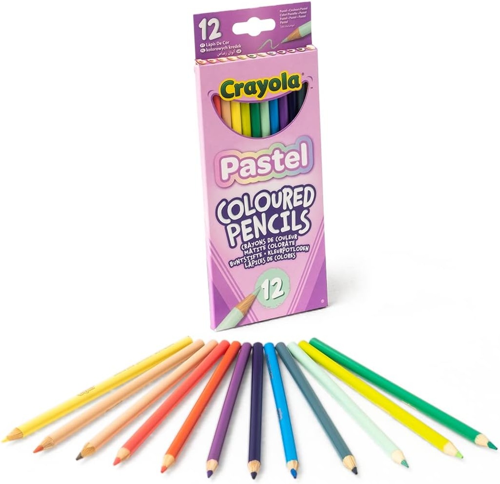 LAPICES COLORES PASTEL (12)