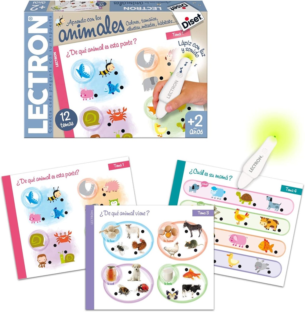 LECTRON LAPIZ BABY ANIMALES