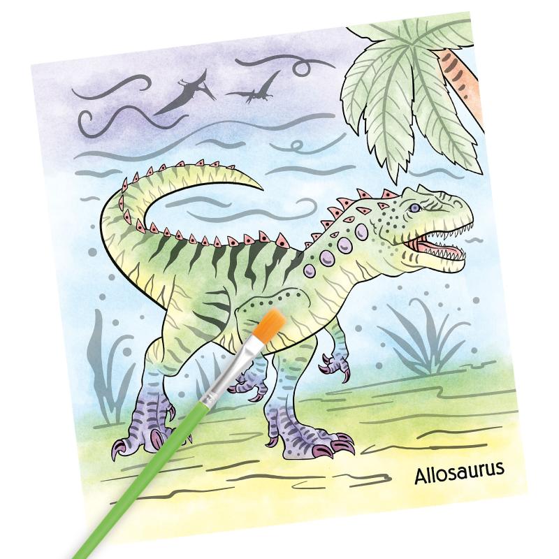 LIBRO ACUARELAS DINO WORLD
