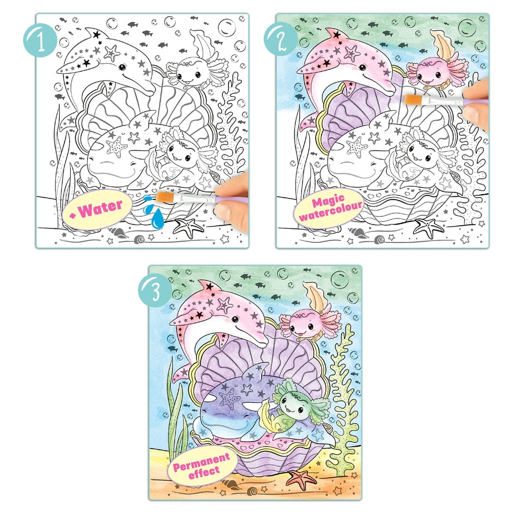 LIBRO ACUARELAS MERMAID TOP MODEL
