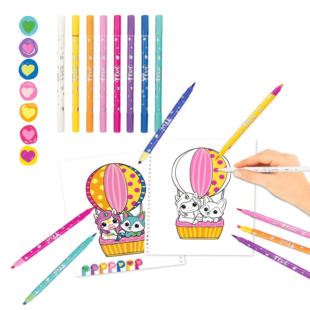 LIBRO COLOREAR C/COLORES YLVI