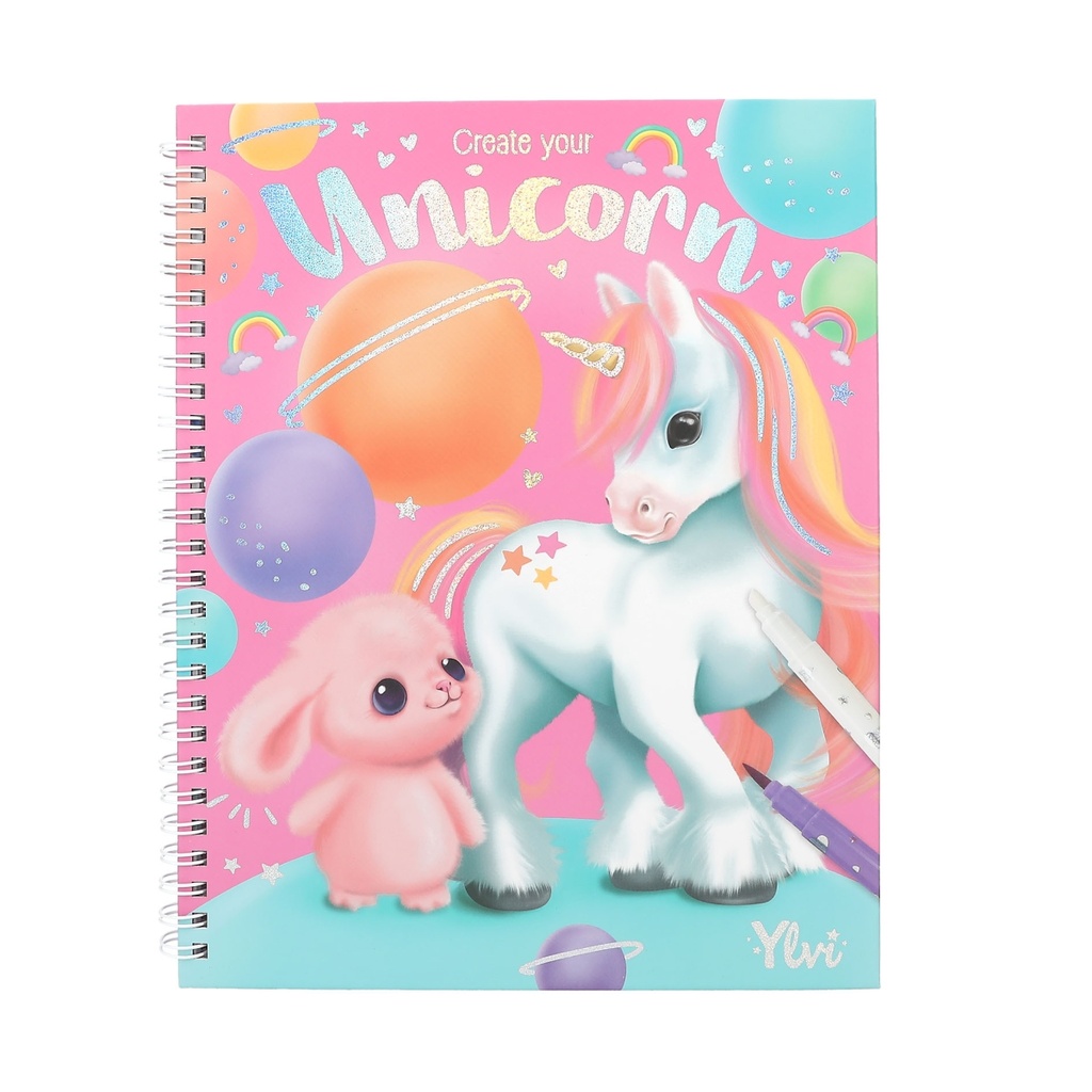 LIBRO COLOREAR C/COLORES YLVI