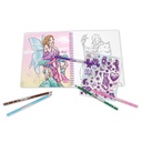 LIBRO COLOREAR C/LENTEJUELAS TOP MODEL