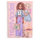 LIBRO COLOREAR C/SET COLORES TOP MODEL