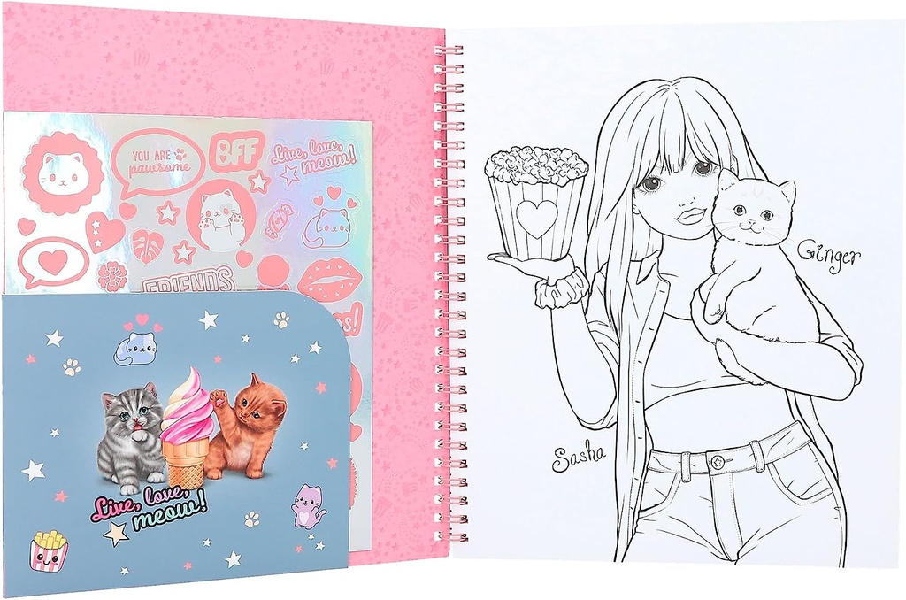 LIBRO COLOREAR CUTIE STAR TOP MODEL