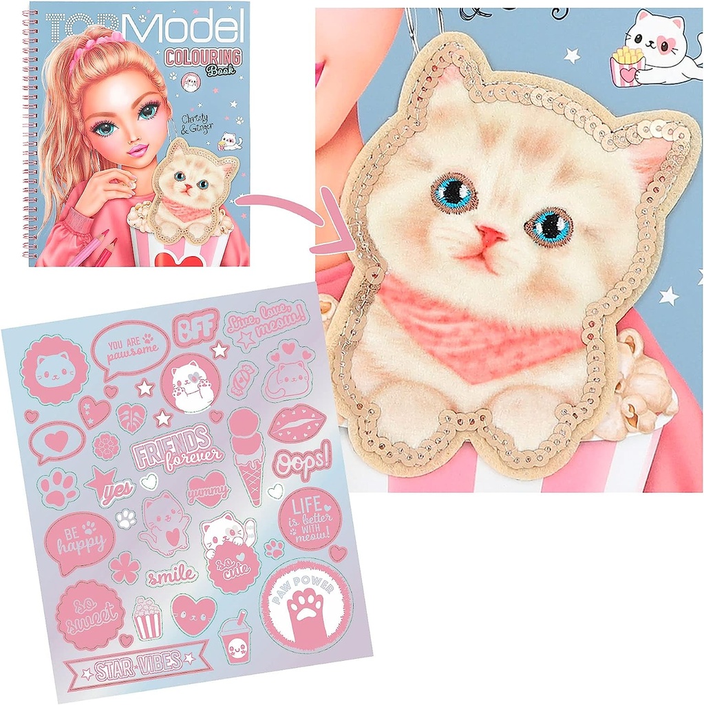 LIBRO COLOREAR CUTIE STAR TOP MODEL