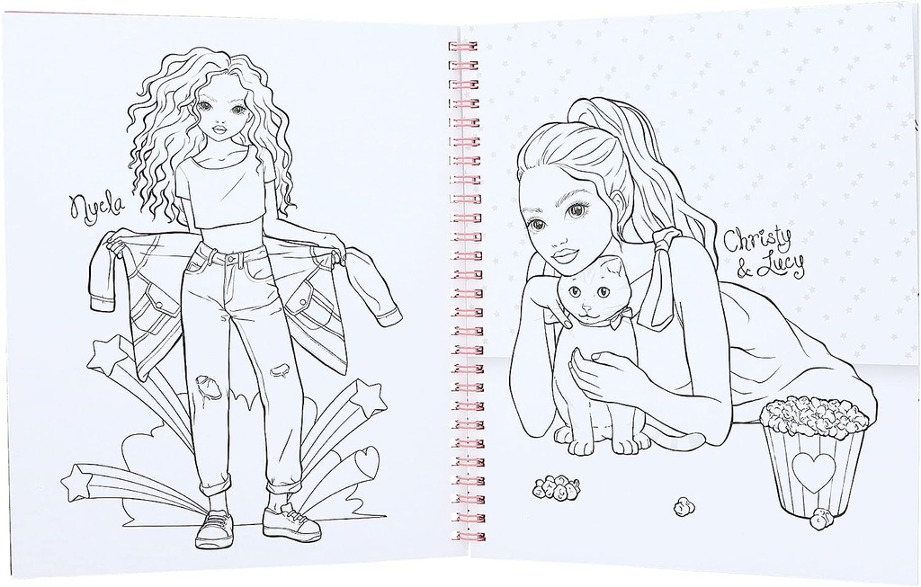 LIBRO COLOREAR CUTIE STAR TOP MODEL