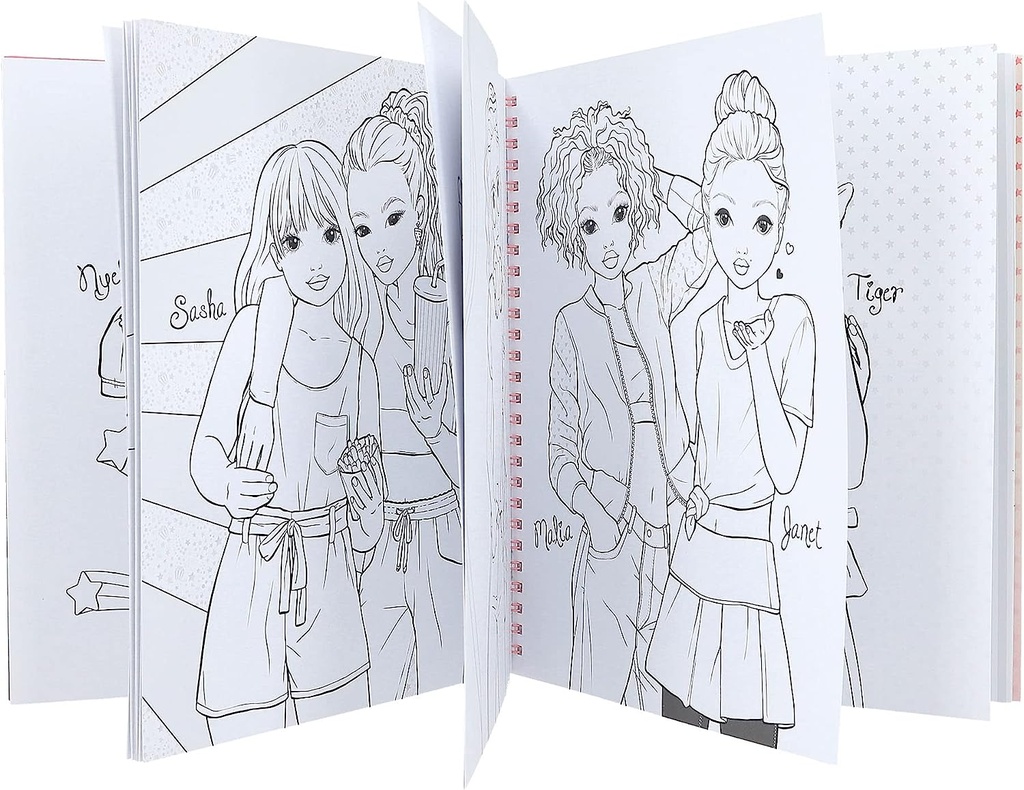 LIBRO COLOREAR CUTIE STAR TOP MODEL